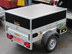 Крышка из фанеры влагостойкой, ламинированной (h350) на прицеп 1650 х 1100