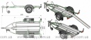 Прицеп для 1-го мотоцикла Кияшко - 30РМ1108